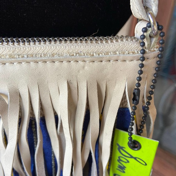 Sam Edelman Claudia Fringe Crossbody Bag Purse NEW - Picture 4 of 8